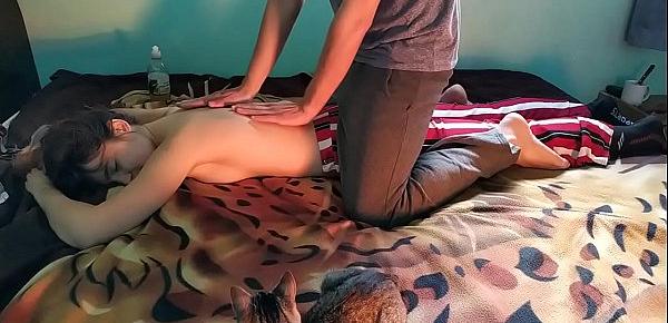  My sister pray for an erotic massage and i give her the best massage of her life part 1